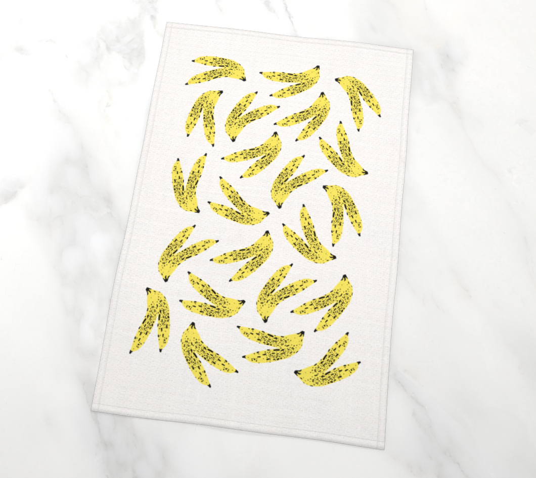 Banana Print Tea Towel