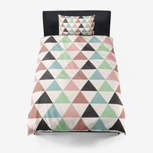 Load image into Gallery viewer, Multi Geometric Duvet Cover
