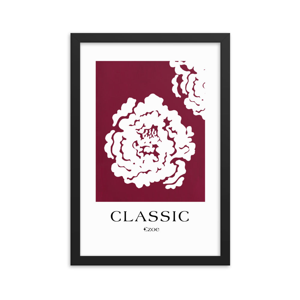 Framed Classic Rose Art Print
